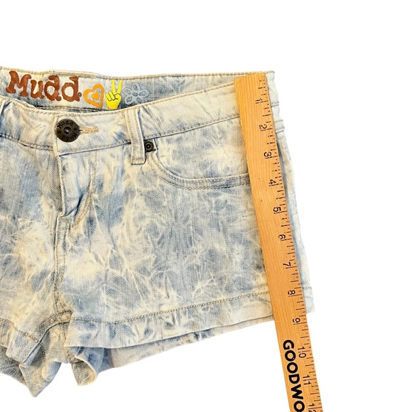 Vintage Y2K Mudd Low Rise Micro Mini Booty Shorts Bundle Lot of 2 Denim Jrs Sz 7 - Picture 12 of 16